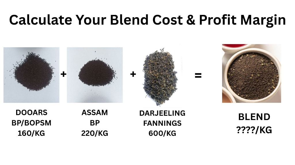 Tea Blend Calculator: Calculate Your Blend Cost & Profit Margin in Minutes